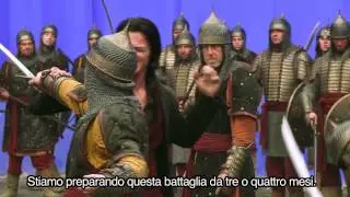 Un giorno con Luke Evans sul set di Dracula Untold (sottotitoli in italiano)