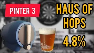 Haus of hops German pilsner 4.8% - Pinter 3 - review No. 1468