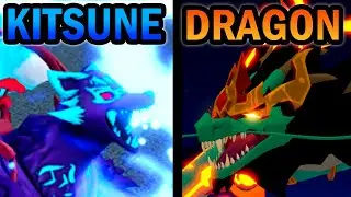 Kitsune VS Dragon (Eastern) | PVP and Comparison | Blox Fruits