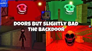 [Roblox] Doors But Slightly Bad (The Backdoor) Full Gameplay