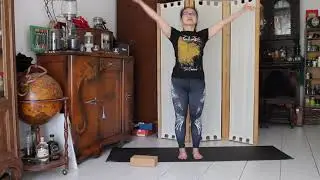 Travail avec chien tête en bas