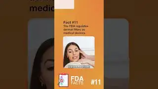 The FDA regulates dermal fillers as medical devices. #FDAFacts