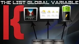 KLWP Tutorial - Another FAVORITE! -  The LIST Global Variable