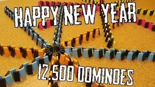 Happy New Year - 12500 Dominoes