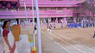 71st Republic day parade inside school campus