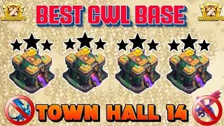 BEST-10 TH14 CWL BASE WITH LINKS + REPLAY||TH14 ANTI-EVERYTHING||TH14 UNBEATEN BASE||TH14 BASE 2025