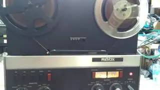 Teste de gravador de rolo revox