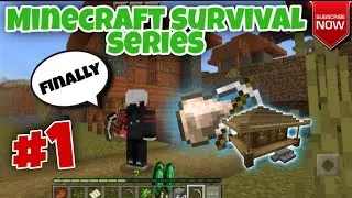 FINALLY! minecraft survival series | EP 1 |