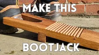 Make Your Own Bootjack - Make Taking Your Boots Off Easy