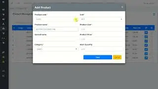 POS - HOW TO ADD PRODUCT TO SAVED DATA STEP-1