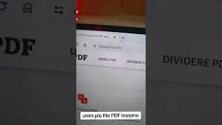 Come unire più file PDF insieme