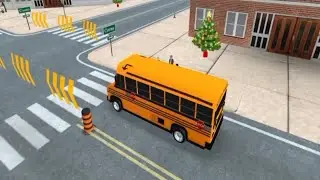 School Bus Simulator Driving #1 / Android Gameplay 2022 / Mission #1