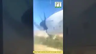 Exclusive: First video from inside the #ATR plane when it skidded in #Gilgit