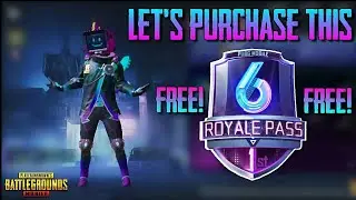 How To Get Season 6 Royal Pass For Free | Elite Pass Giveaway | PUBG Mobile