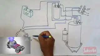 Ac Full Wairing in Hindi ll Ac Outdoor Wiring Diagram