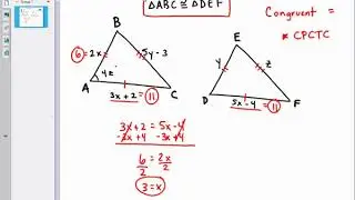CPCTC Solution Problems