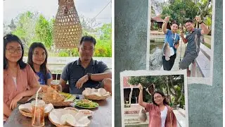 Usai mancing langsung masak dan makan ikan gurami segar di kolam Warung D'dangin