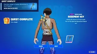 How to find Eren Basement in Fortnite x AOT Collab Find the Jaegers Family Basement in Anvil Square