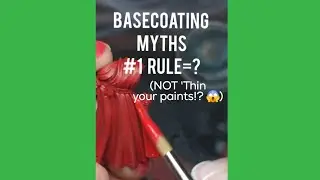 🤔 'Thin your paint' 🤔 = SECOND most important basecoating rule?  Young me NEEDED this knowledge 😩