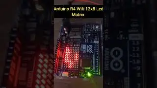Arduino Uno R4 Wifi Board 12x8 led Matrix code