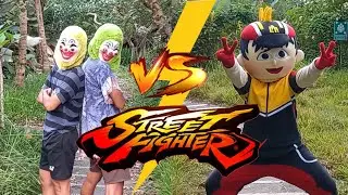 Drama Badut BoboiBoy Parodikan Street Fighter, Auto Bikin Badut Upin Ipin KO!!