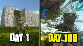 SURVIVING 100 DAYS ARK MOBILE HARDCORE - (EPISODE 6) DAY 50 TO 60