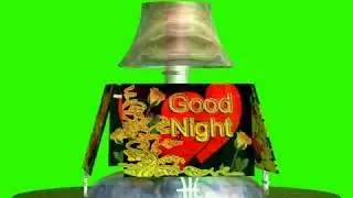 Good Night Green Screen Effects - Sweet Dreams blue Screen Animation - 3D Effects No 39