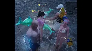 Cave5 war using Summer outfit | Night Crows