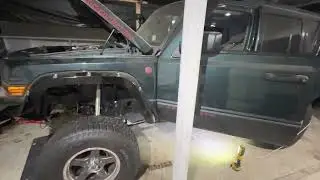 Well it’s finished… enough . Jeep commander solid axle swap