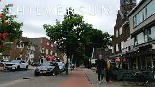 Hilversum Netherlands - Street View in a Gloomy Afternoon