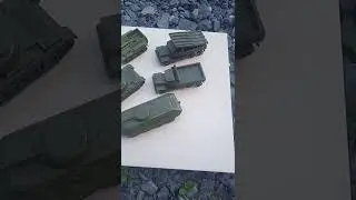 Collectible models of military equipment