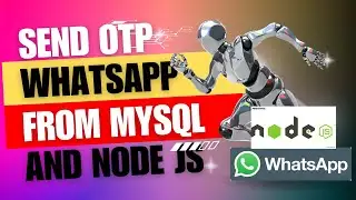 How to send OTP Whatsapp messages in Node JS Mysql || whastapp boot #otp #whatsappweb