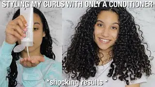 How to Define your Curls with ONLY a Conditioner
