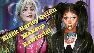 Black Harley Quinn Makeup Tutorial