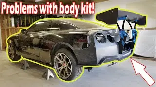 How To Install Widebody Kit On A Wrecked GTR R35 (Part 3) LibertyWalk Version 2
