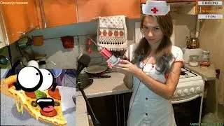 Лечебная кухня )0 Борщ да суши и PIZZA!1 Разговоры Юмор Позитив Общение Обучение девушка стримерша