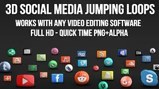Social Media Jumping Loops I 4K I Aftereffects Templates I Bellatrixcorp