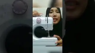 Spill cara pemasangan benang bagian bawah || Mesin mini portable #shorts