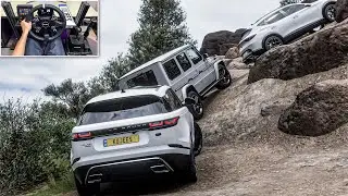 Range Rover Velar & Mercedes G65 AMG & Cupra Formentor - Forza Horizon 5 | Moza R5