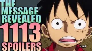 THE MESSAGE / One Piece Chapter 1113 Spoilers