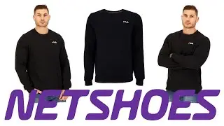 MOLETOM FILA MODELO 2023 BASIC CLASSIC PRETO | Unboxing Netshoes