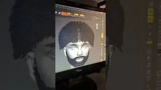Zbrush Hair Growing by Moosa Malik 