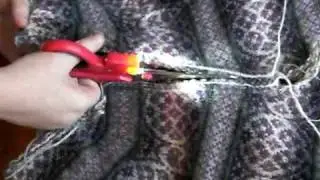 Steeking my Autumn Rose