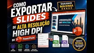 How to export high resolution high dpi PowerPoint slides