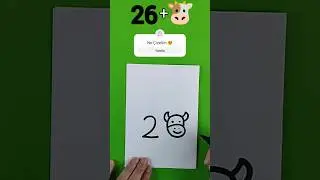 Drawing Pictures by Numbers, Cow Drawing 🐮 