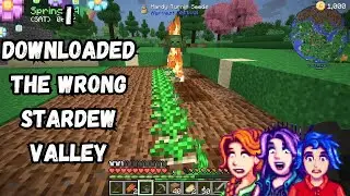 I Downloaded The Wrong Stardew Valley! Farming Valley Minecraft Mod