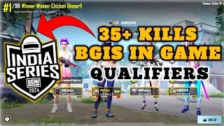 35+ kills😅BGIS 2024 In-game Qualifiers 1st Match✅#bgmi #pubg #trending #bgis2024 #viral #ytshorts