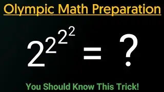 You Should Know This Trick || Olympic Math Preparation