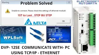 Delta PLC- DVP 12SE with pc_Communication, Fixed 