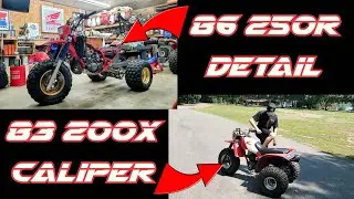 ATC 200X China Caliper Swap - 1986 Honda ATC 250R Clean Up and Detail